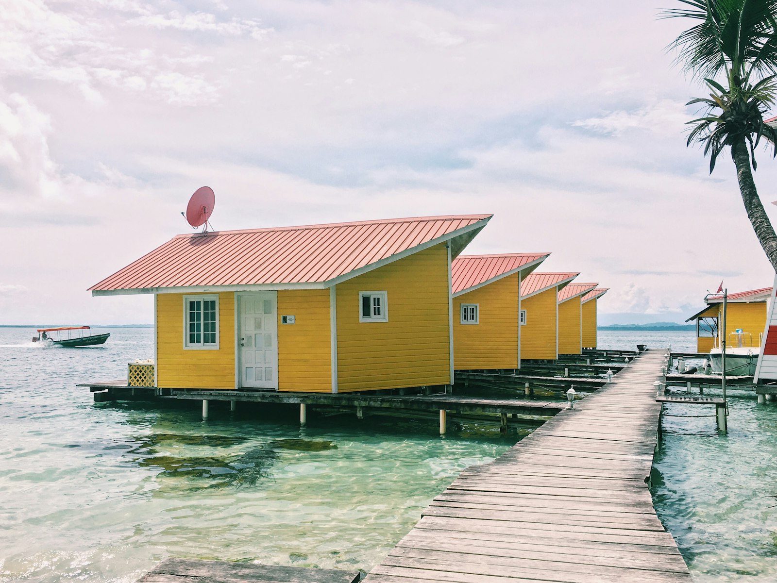 Vista del archipiélago de Bocas del Toro, Panamá